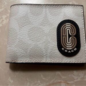 Coach White Signature Wallet